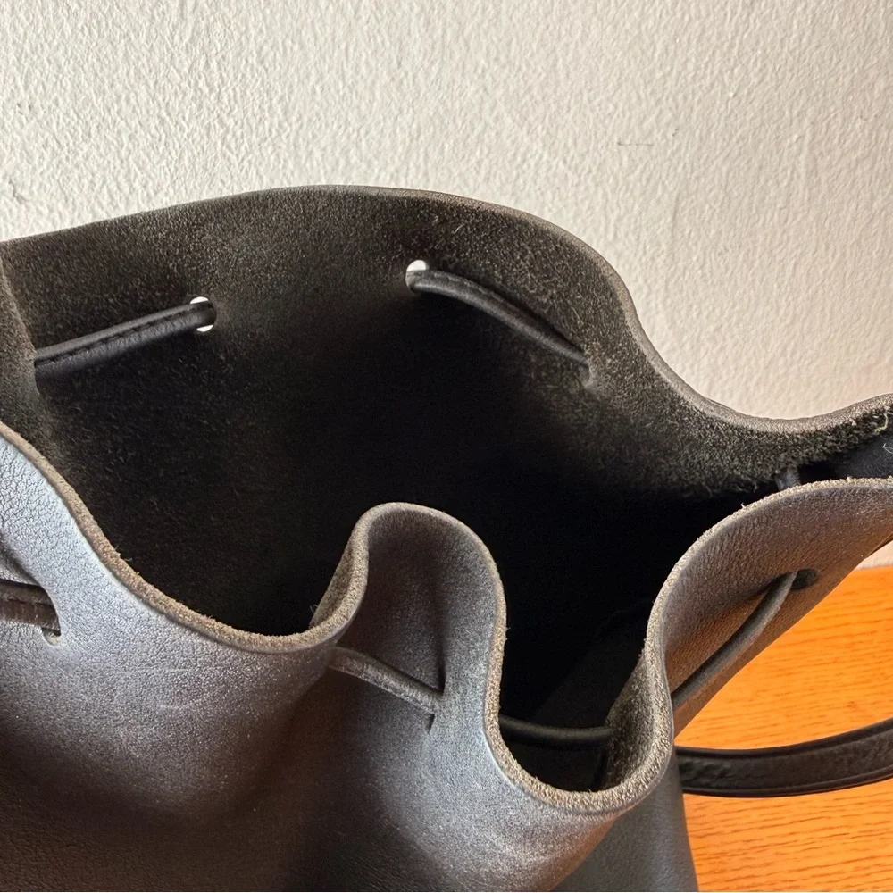 Baggu Leather Bucket Bag - Picture 6 of 7